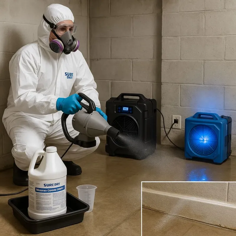 Sanitization and Odor Removal process in Hanover County, VA